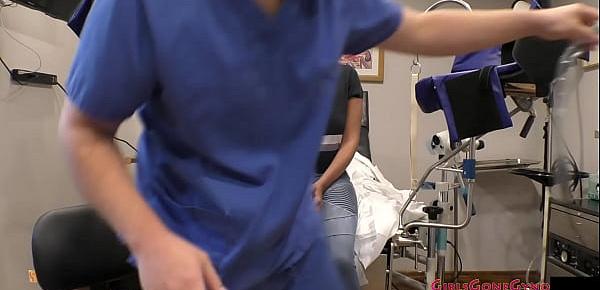 $CLOV - Taylor Ortega Get Gyno Exam Required For New Students By Doctor Tampa! Tampa University Entrance Physical At GirlsGoneGyno.com